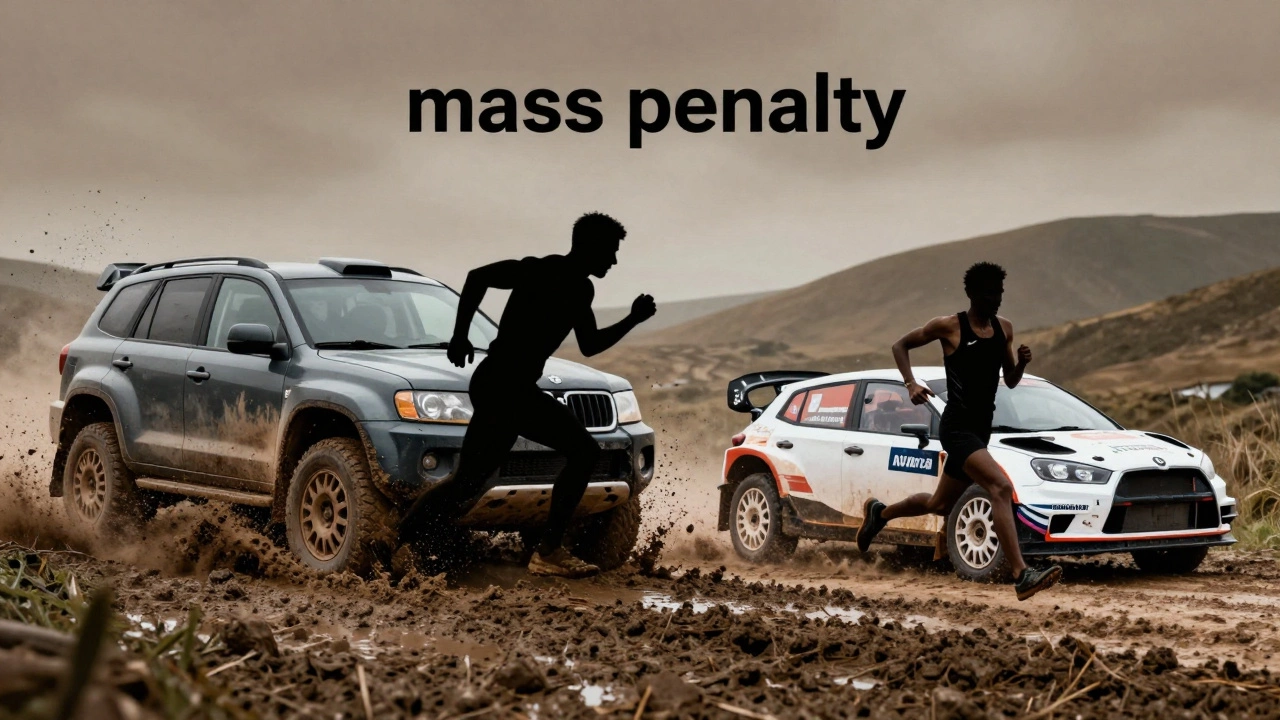 Metaphorical split image comparing weight efficiency on trails